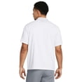 thumbnail image 2 of Men's Under Armour Performance 3.0 Stripe Polo Color: White Blue Mirage Size: S, 2 of 5