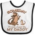 thumbnail image 3 of Inktastic Someday I'll Rock a Beard Like My Daddy-bearded Dragons Boys or Girls Baby Bib, 3 of 4