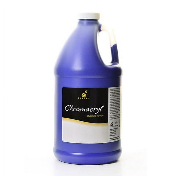 Chroma Chromacryl Student Acrylic Paint - Warm Blue - 0.5 Gal