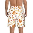 thumbnail image 3 of Kdxio Squirrel InThe Forest3 Pattern Mens Casual Shorts - Drawstring Summer Beach Sports Shorts for Men, 3 of 9