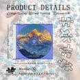 thumbnail image 4 of Rompecabezas circular JOQUXI Golden Sunlit Mountain de 100 piezas, 12 cm, 4 of 8