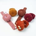 thumbnail image 7 of Qianha Mall Soft Corduroy Wrist Pin Cushion Pumpkin Shape Wrist Pin Cushion Hands-free Sewing Assistant, 7 of 7