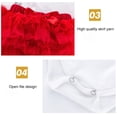 thumbnail image 5 of GYRATEDREAM Newborn Infant Baby Girls Clothes Long Sleeve One Piece Romper Tutu Skirt With Headband Spring Outfits, 5 of 5