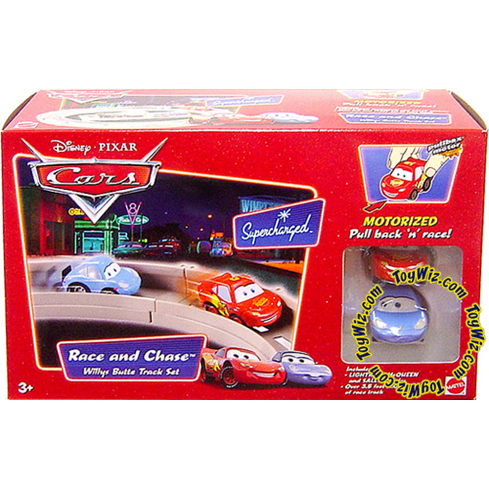 Disney Pixar Cars Race and Chase Willys Butte Track Set