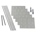 thumbnail image 1 of FASÄDE Chain Decorative Vinyl Backsplash 15 sq ft Kit in Cashmere, 1 of 6