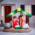 thumbnail image 3 of Lights4fun, Inc. 6ft Inflatable Nativity Scene Christmas Yard Decoration with Built-in LED Lights, 3 of 3