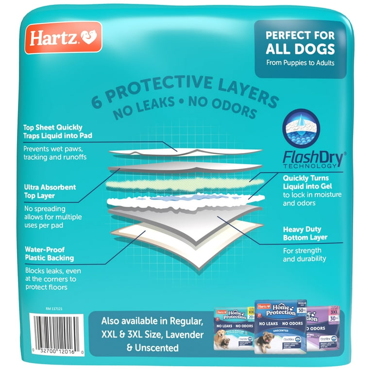 Hartz® Home Protection™ 3XL Odor Eliminating Dog Pads - 30 Count