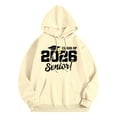 thumbnail image 3 of Class of 2026 Hoodies Women Drawstring Senior Gifts Graduation Pullover Tops Long Sleeve Casual Relaxed Fit Sweatshirts, 3 of 3