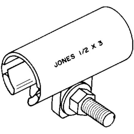 

Jones Stephens Corp. R30-050 Stainless Steel Repair Clamp
