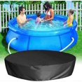 thumbnail image 4 of Round Swimming Pool Cover Round Spa Cover Waterproof Dustproof Tarpaulin Protective Cover Suitable for All Types of Round Swimming Pools 190cm*90cm, 4 of 5