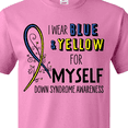 thumbnail image 4 of Inktastic I Wear Blue and Yellow for Myself- Down Syndrome awareness T-Shirt, 4 of 5