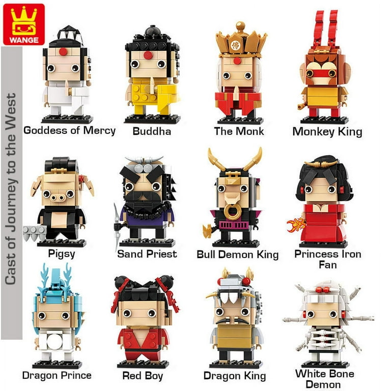 Brick Dollz Building Block Sets, Pack of 12 characters of