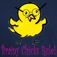 thumbnail image 3 of CafePress - Brainy Chicks Dark T Shirt - Men's Classic Graphic Cotton T-Shirt, 3 of 4