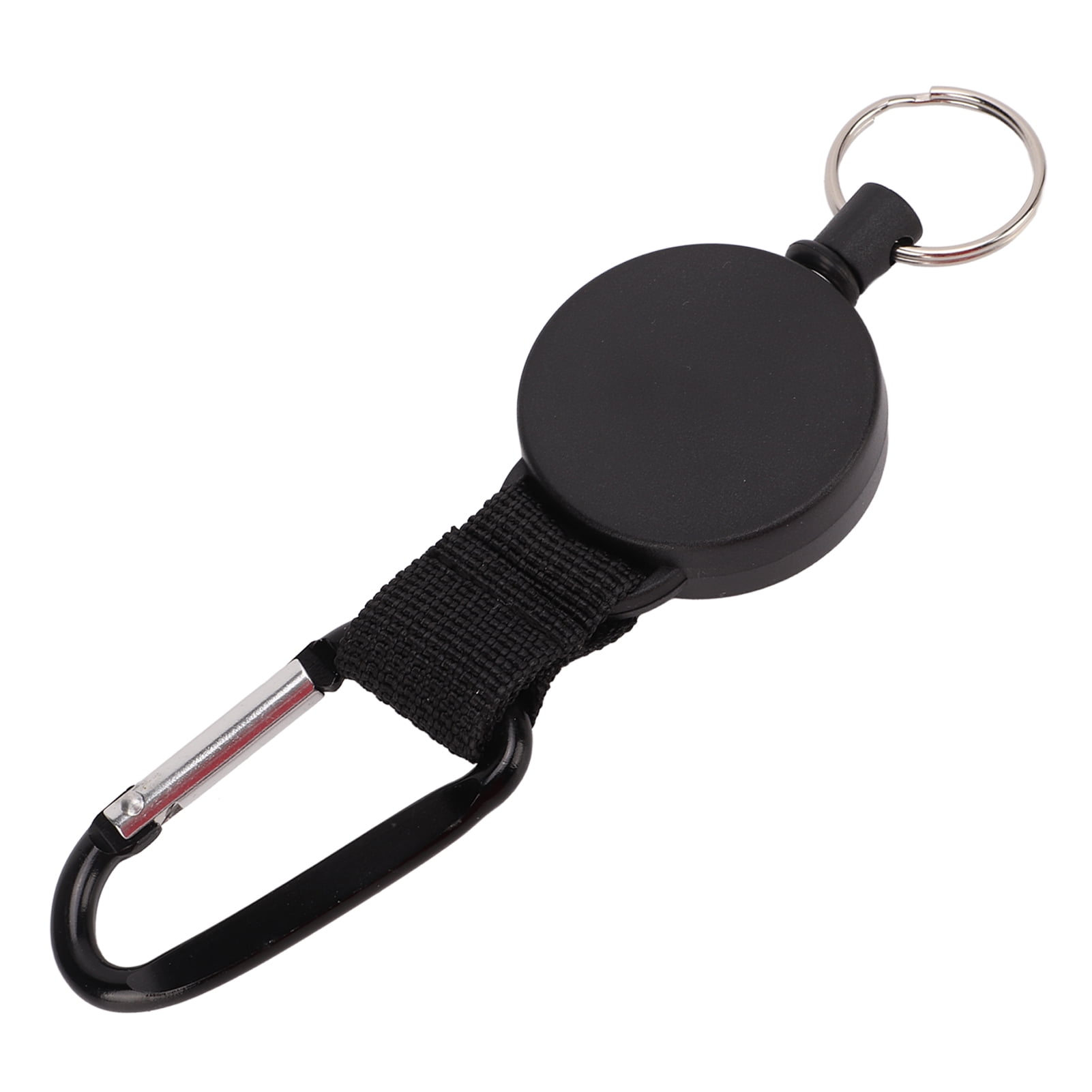 Retractable Key Chain, Heavy Duty Wear Resistant Key Holder Belt Clip Flexible With Steel Wire