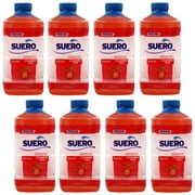 Suero Electrolyte Oral Rehydration Solution Drink with Zinc, Strawberry Flavor, 1L (8 Pack)