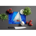 thumbnail image 3 of Twos Company Sailboat Glass Cutting Board 12 in x 15 in, 3 of 5