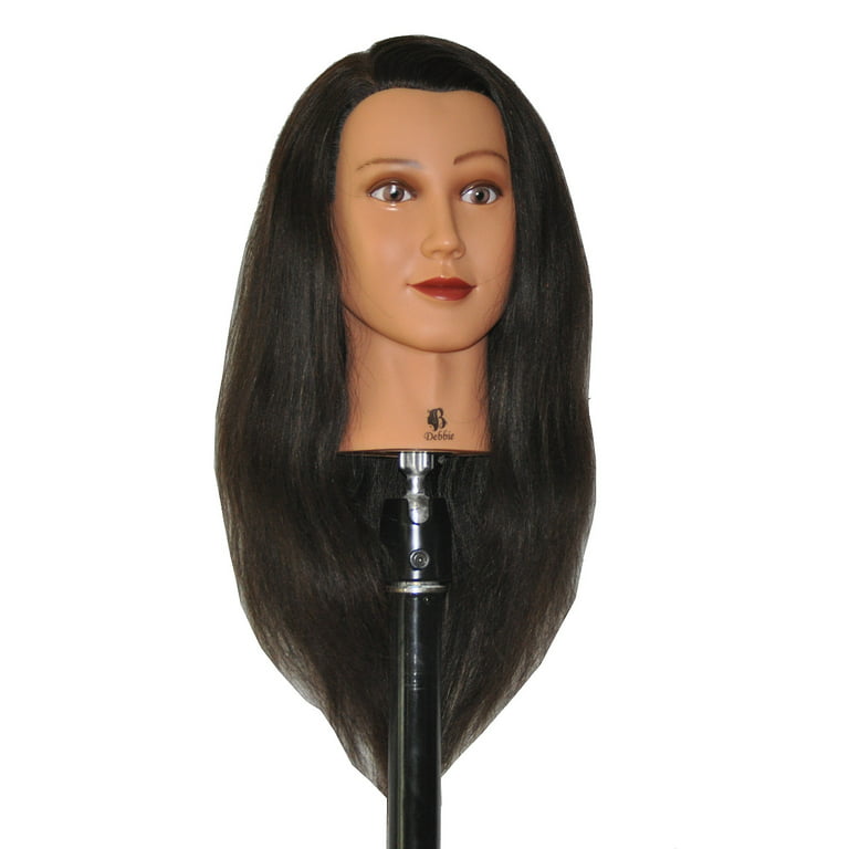 24 Cosmetology Mannequin Head with Human Hair - Amelia