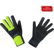 GORE M WINDSTOPPER Thermo Gloves - Black/Neon Yellow Full Finger X-Large