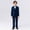 Blue, variant on Liyamei Boys' Solid Color Suit Formal Dress Set,Blue 5-6 Years