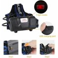thumbnail image 5 of Potente Linterna Frontal LED Linterna Recargable 3 Modos Linterna Frontal Ajustable Linterna Frontal LED con Cable USB y 2 x 8650 Baterías para Pesca Ciclismo Senderismo Correr Camping esquí esquí Gafas de esquí, 5 of 5