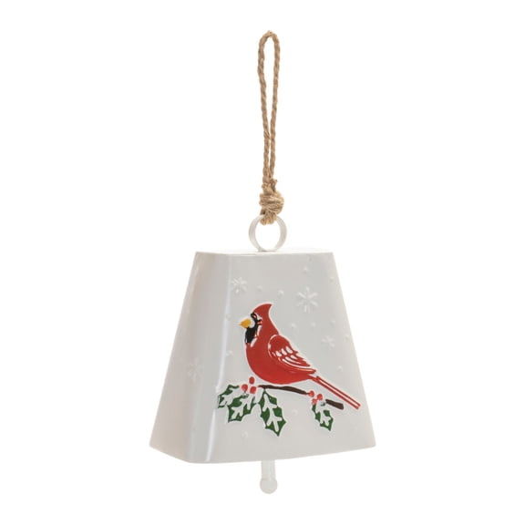 Melrose International Bell Ornament (Set of 2) 16"H Metal/Rope