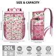 thumbnail image 3 of Travel Cooler Bag - Pioneer Flower Floral Print Pattern Camping Beer Cooler Backpack with Bottle Opener- Waterproof Insulated Picnic Backpacks - Cooler Bag for Beach, 3 of 6