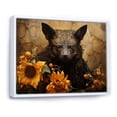 thumbnail image 2 of Designart "Elegance of Baroque Bat" Animals Framed Wall Art - Modern Farmhouse Black Bat Hallway Framed Wall Art Decor, 2 of 6
