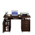thumbnail image 3 of Kingfisher Lane Super Bureau d'Ordinateur de Bureau Rangement en Chocolat, 3 of 9