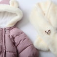 thumbnail image 5 of ATOGUTA Snowsuit Boys Winter Clothes Suit Hooded Jumpsuit Romper Warm Fleece Coat Outwear Overcoat Pink, 5 of 8