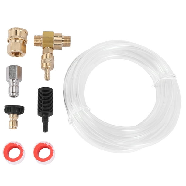Pressure Washer Chemical Injector Kit Adjustable Soap Dispenser, 3/8