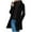 Black@9, variant on Dazajoo Wool Peacoat for Women Single Breasted Mid-Length Jackets Coat Fall Winter Lapel Neck Windbreaker Trench Coats,Khaki,XXL