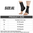 thumbnail image 2 of Calcetines de compresión Hukapapa para fascitis plantar para hombres y mujeres. Mangas ortopédicas con arco, 2 of 7