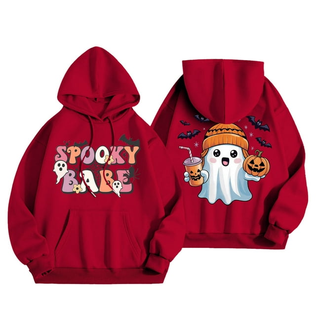 WEAIXIMIUNG Sweat-Shirt Femme Grande Taille Sweat à Capuche Imprimé pour Femmes