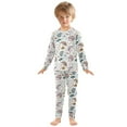 thumbnail image 7 of Boys Pajamas Girls Pajama Mushroom Hedgehog Cute Comfortable Cotton Two-piece Pajama Set, 7 of 7