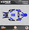 Blue, variant on Kalair GFX Graphics Kit for Yamaha TTR 250 (1999-2006) Viper Series