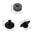 thumbnail image 2 of OULII Cymbal Replacement Sleeve Portable 2 Sets Easy Installation Grey Plastic, 2 of 8