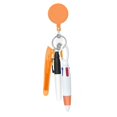 thumbnail image 5 of GUOOL Nurse Shuttle Pen, Retractable Badge Holder, Nurses Day Gift Multipurpose Portable Party Favor Nursing Badge Clips Nurse Pen, orange, 5 of 9