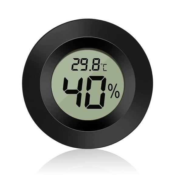 Higrómetro Digital LCD Toystoory para reptiles, termómetro para terrario, medidor de humedad y temperatura interior