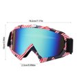 thumbnail image 3 of Todaioua Windproof Ski Goggles, UV Protection Anti-Fog Ski Glasses, Adjustable Winter Snow Goggles for Men and Women, Comfortable Frame, High-Definition Lens, Skiing Snowboard Goggles, 3 of 6
