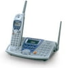 Panasonic KX-TG2730S - Cordless phone - answering system with caller ID/call waiting - 2.4 GHz - 4-way call capability - silver