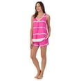 thumbnail image 2 of Secret Treasures Women’s Sleepwear 2-Piece Knit Tank and Shorty Boxer Pajama Set, XS-3X, 2 of 7