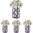 thumbnail image 1 of Foxrush 2025 Graduation Table Centerpieces, 4Pcs Graduation Lanterns, Purple and Black, Cardboard, Congratulations Grad School College Table Decorations, 1 of 6