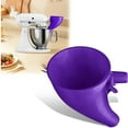 thumbnail image 3 of Flour Funnel for Kitchen Aid Mixer, Kitchen Aid Attachments for Mixers Accessories,Diameter Enables Guided Pouring Tilt-Head,Stand Mixer Attachment， Prevents Spills and Messes(White), 3 of 15