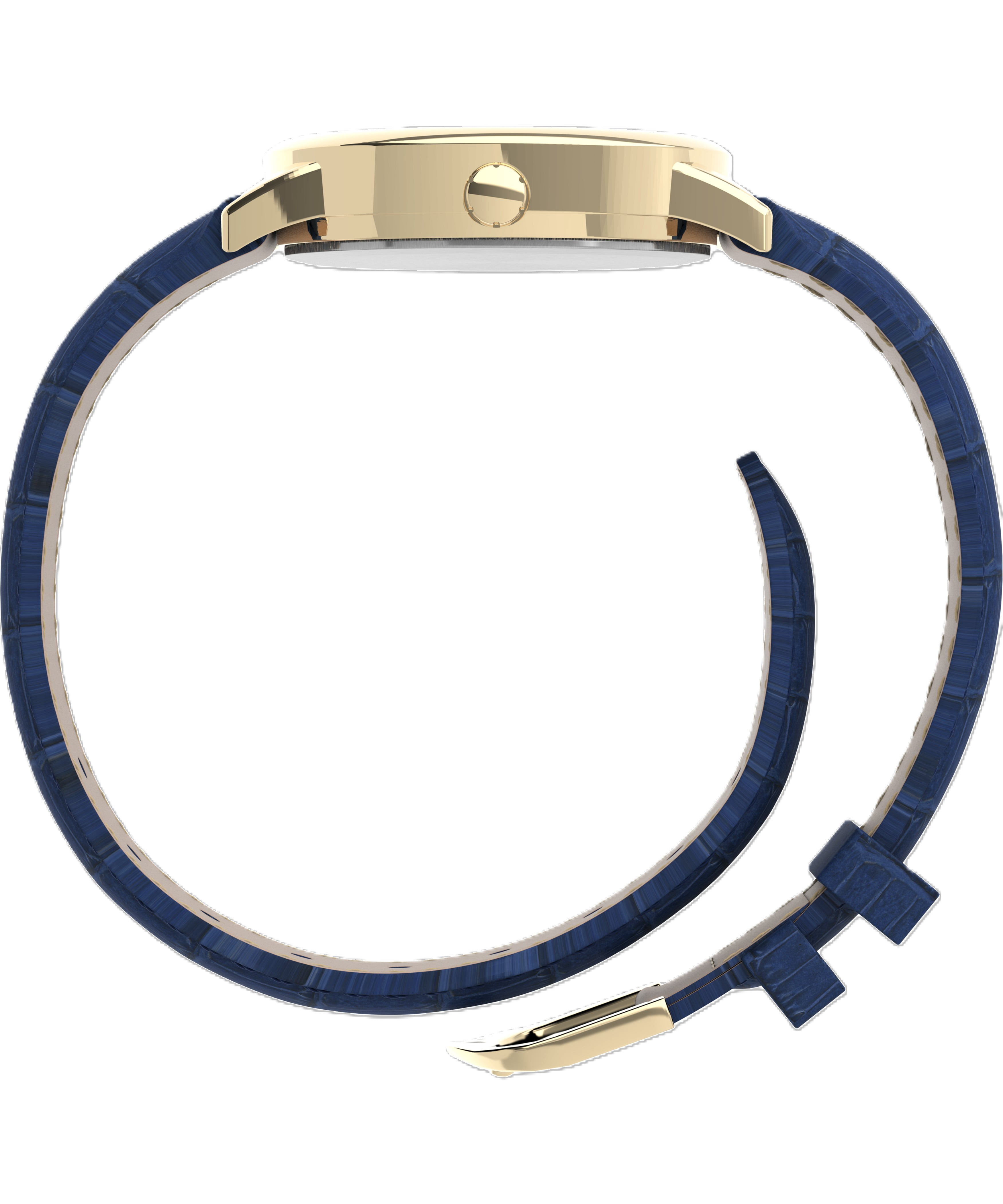 Timex Women's Analog Blue Resin Strap Wristwatch, Blue