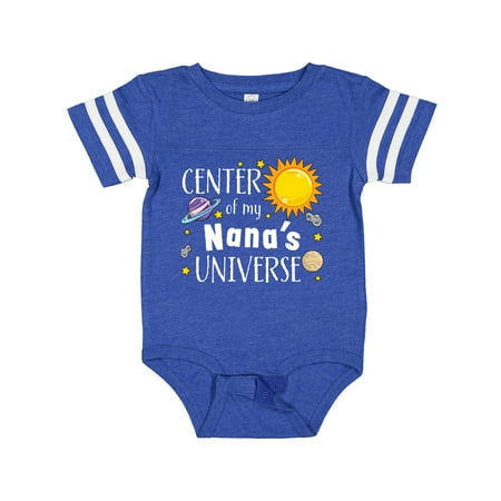 

Inktastic Center of My Nana s Universe Gift Baby Boy or Baby Girl Bodysuit