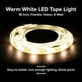 Better Homes & Gardens 18 in. Linkable Warm White Indoor 6 Watt LED
