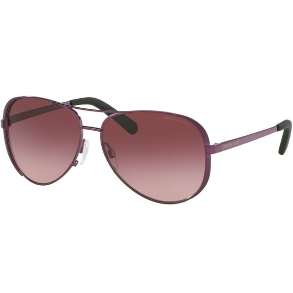Michael Kors Chelsea Adult Women's Plum Aviator Sunglasses with Gradient Lens - MK5004-11588H-59