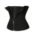 thumbnail image 1 of CreativeArrowy Waist Belt Corset Shapewear Body Shaper Belly Reduction Zipper Gym Protective Gears Black 74cm X 26cm Sport Girdle, 1 of 17
