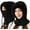 1pc - Black, variant on 3-in-1 Winter Balaclava, 3 in 1 Beanie Hat, Choosemuc Women's Outdoors Windproof Scarf Hat, Knitted Ski Scarf and Mask Set