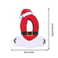 thumbnail image 2 of Zmeidao Christmas 26 Letters Decorations, Personalized DIY Hanging Christmas Ornaments Christmas Decoration Xmas Tree Hanging Decor, O, 2 of 3